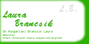 laura brancsik business card